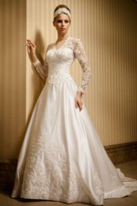 Vintage Beaded Wedding Dress